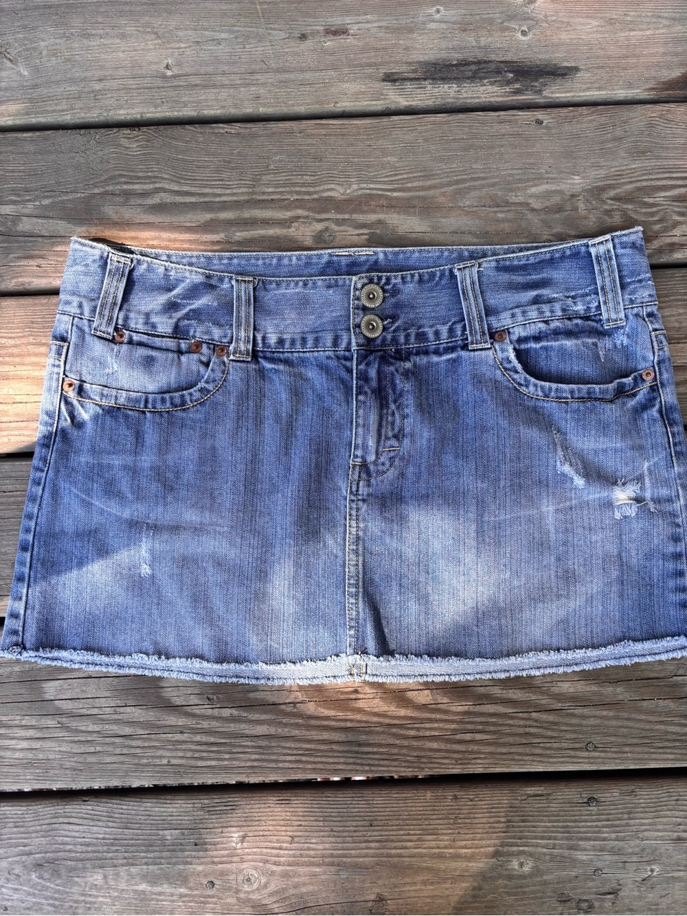 Vintage American Eagle Denim Mini Skirt